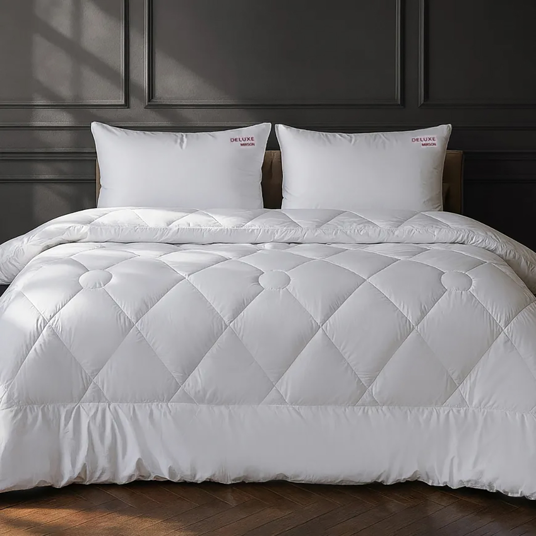 Набор одеяло полуторное + подушка MirSon №9528 Deluxe Hand Made 140х205 Silk Kapok + 50х70 (2200010805536)